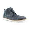 thumbnail image 1 of Polar Fox Colbert MPX506059 Wingtip Memory Foam Mid-Top Sneaker Knitted Perforated Casual Chukka Boots, in Blue, Men's Size 10, 1 of 7