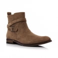 thumbnail image 1 of Polar Fox Derrick MPX806077 Classic Chelsea Boots with Strap and Buckle, in Cognac Suede, Men's Size 7.5, 1 of 8