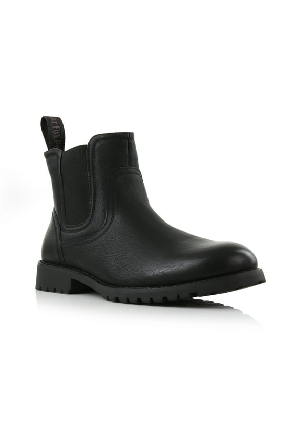 Duncan MPX806050 Rambler Style Western Chelsea Boots, in Black, Men's Size 12