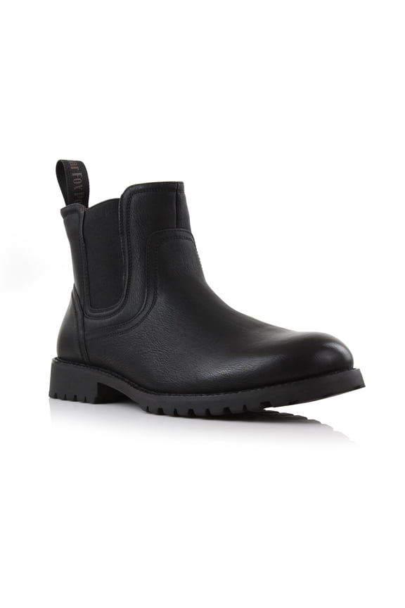 Duncan MPX806050 Rambler Style Western Chelsea Boots, in Black, Men's Size 8.5