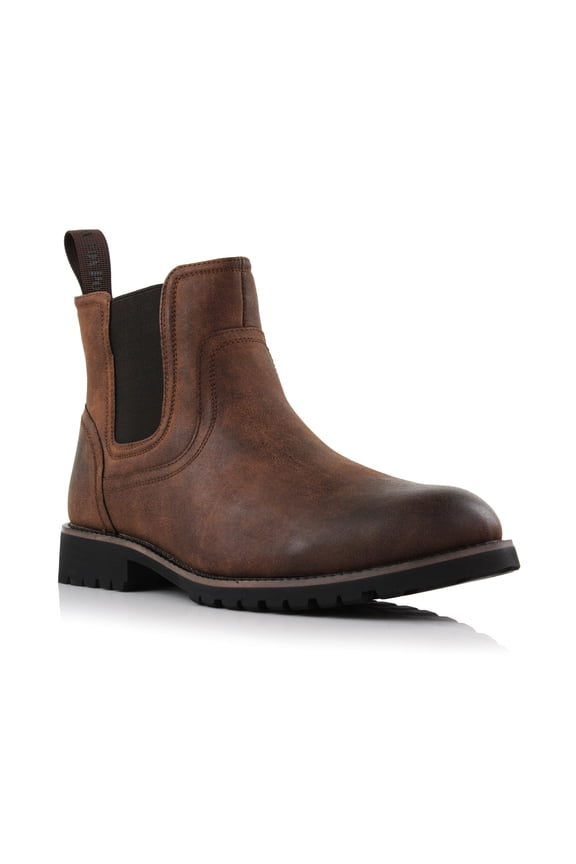 Duncan MPX806050 Rambler Style Western Chelsea Boots, in Maple Brown, Men's Size 8.5