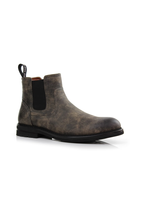 Duncan MPX806050 Rambler Style Western Chelsea Boots, in Rust Grey, Men's Size 10.5