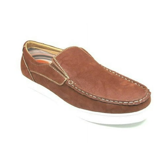 Polar Fox Men's 30198-Brown Comfort Slip On Loafers