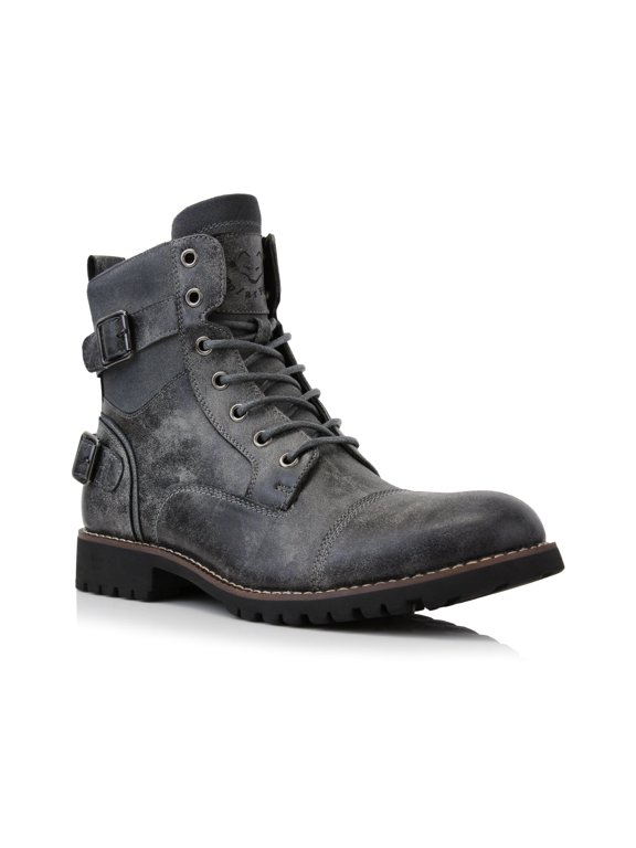Men's Patrick Grey High-Top Boot - 7.5M