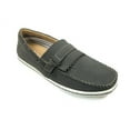 thumbnail image 1 of Polar Fox Mens Gray Slip on Casual Driving Boat Shoes Buckle Design Styled In Italy, 1 of 6