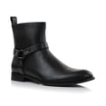 thumbnail image 1 of Polar Fox Rhett MPX806078 Memory Foam Chelsea Boots with Strap and Buckle, in Black, Men's Size 7, 1 of 8