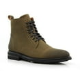 thumbnail image 1 of Polar Fox Wright MPX808583A Men's 7-Eyelets Classic Dress Boots with Zipper Closure, in Olive Suede, Men's Size 10, 1 of 7