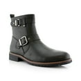 thumbnail image 1 of Polar Fox Wyatt MPX608005 Mens Casual Engineer Zipper and Buckle Motorcycle Boots, in Black, Men's Size 12, 1 of 7