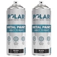 thumbnail image 1 of Polar Gloss Black Direct to Rust Spray Paint, 13.5 Fl Oz, 2 Pack, 1 of 7