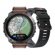 Polar Grit X2 Pro Titan Ultra Premium GPS Smart Sports Watch   Ultimate Outdoor Adventure Watch with Rugged Titanium Design, Advanced Navigation, with an additional leather wristband