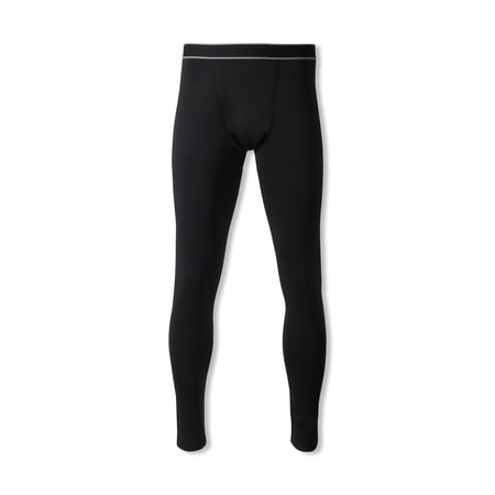 Polar Heat Nanuuq Performance Base Layer Compression Tights, Athletic Leggings for Men, Extra Large, Black