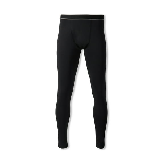 Polar Heat Nanuuq Men's Northern Performance Thermal Leggings Bottom Base Layer, Large, Black