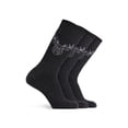 thumbnail image 1 of Polar Heat Nanuuq Wool Crew Socks, Cushioned Socks for Men, Charcoal, 3 Pairs, 1 of 6