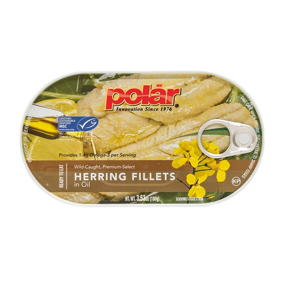Polar Herring in Oil 3.53oz. (Pack of 18)