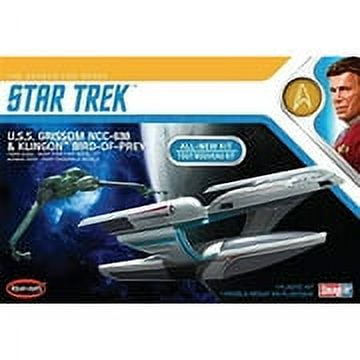 Polar Lights 1:1000 Scale Star Trek U.S.S. Grissom & Klingon Bird of Prey Plastic Ship Set