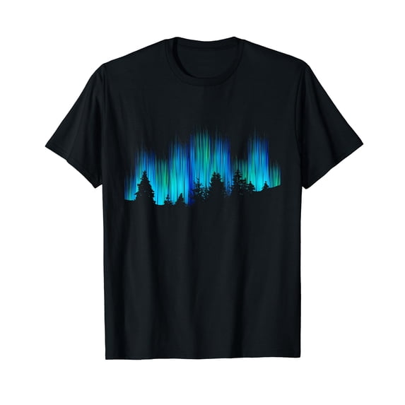 Polar Lights Aurora Borealis Iceland Vacation T-Shirt