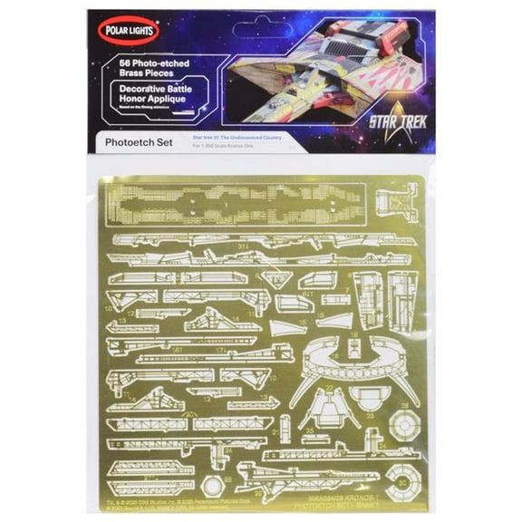 Polar Lights MKA064 Photoetch Set for Klingon Kronos One Spaceship Star Trek VI-The Undiscovered Country 1991 Movie 1-350 Scale Model Kit