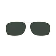 Polar Optical Optics REC 1 GM 54 Plastic ClipOns Sunglasses Gray