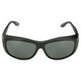 thumbnail image 1 of Polar Optics Sport Unisex FO-021 Nomad Fits over Sunglasses Black and Gray, 1 of 5