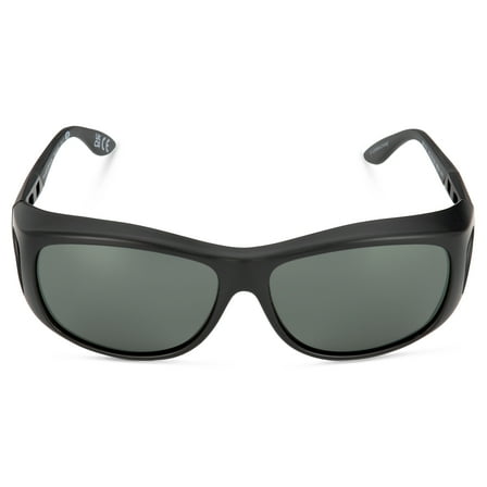 Polar Optics Sport Unisex FO-021 Nomad Fits over Sunglasses Black and Gray