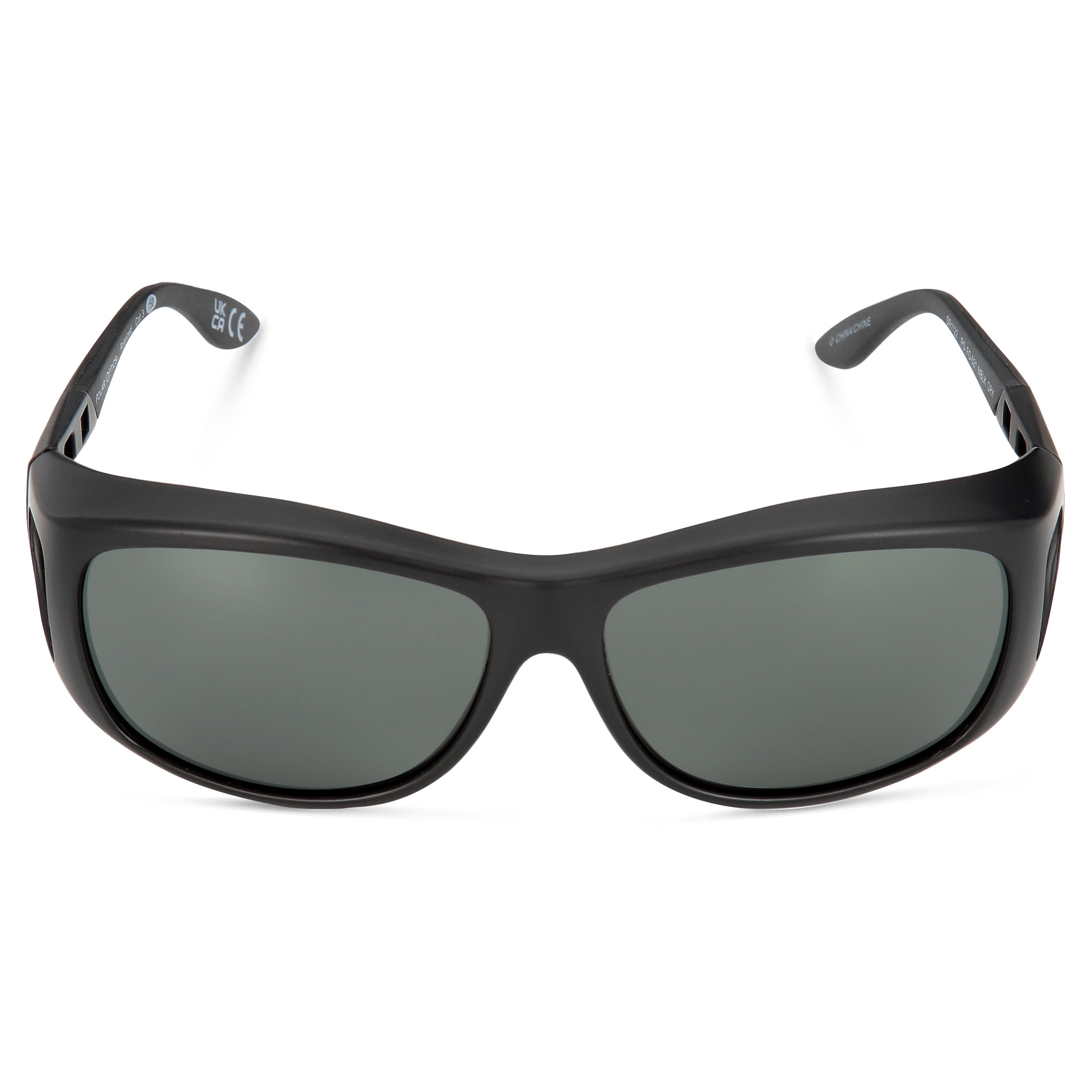Polar Optics® Unisex FO021 Nomad Fits Over Sunglasses Black and Gray