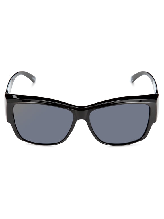 Unisex Square Fits Over Sunglasses Black