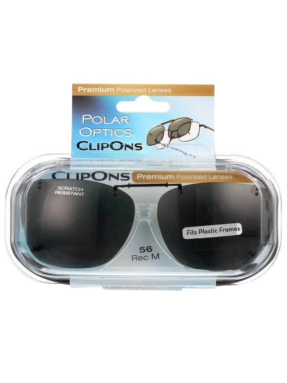 Unisex RECM 56 Fashion ClipOns Sunglasses Gray