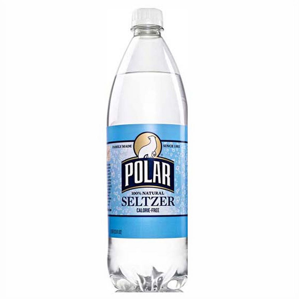 Polar Original Seltzer 1 L Plastic Bottles Pack of 12