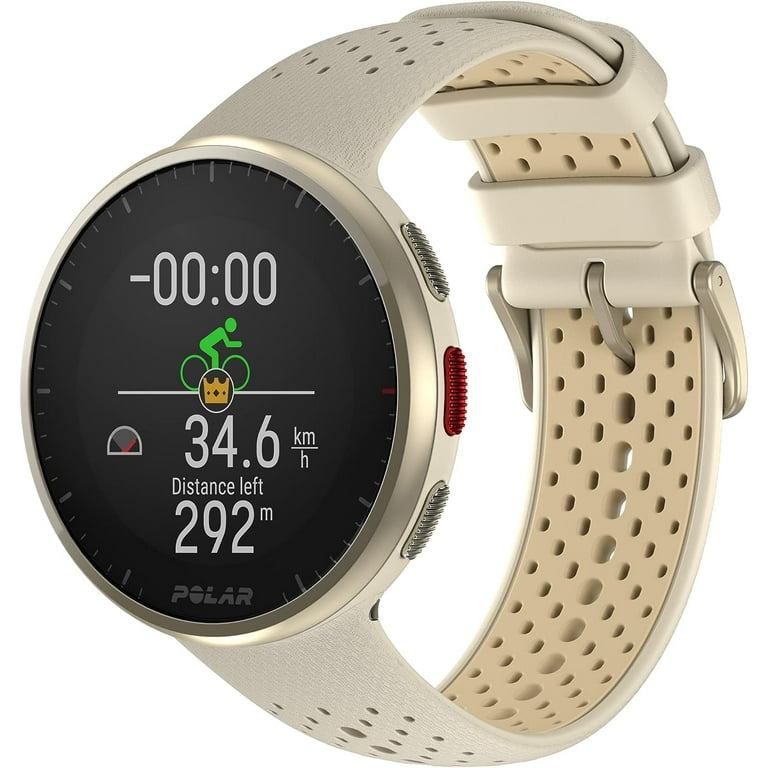 Polar Pacer Pro Advanced GPS Running Watch Monitor & Activity Tracker  (Champagne/Gold)