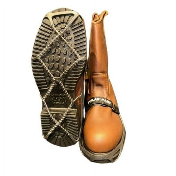 Polar Paw Ice Cleats, Anti-Slip, Lightweight, Durable Shoe Ice & Snow Grip, Size S