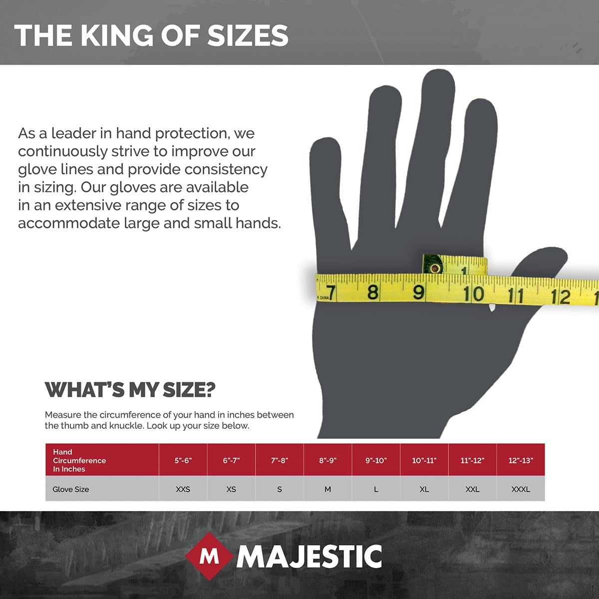 Majestic Polar Penguin Winter Gloves - ANSI A2 Cut Resistant, Foam Latex Palm, Black, Medium (1 Dozen)