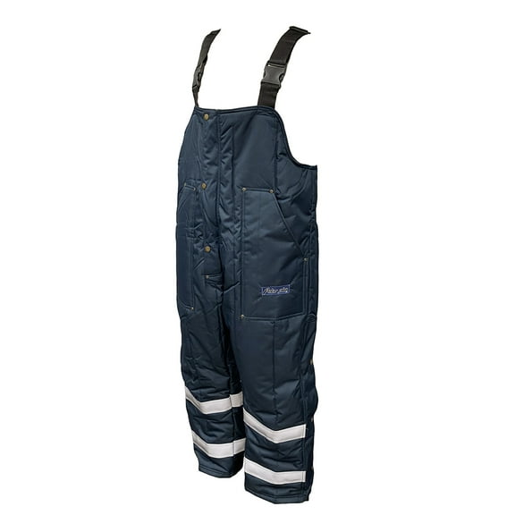 Polar Plus Reflective Insulated Work Bib Overalls Winter Snow Pants