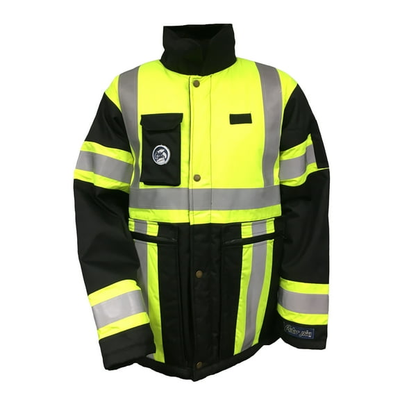 Polar Plus Silver Reflective Hi-Vis Coat Arctic Thunder Model