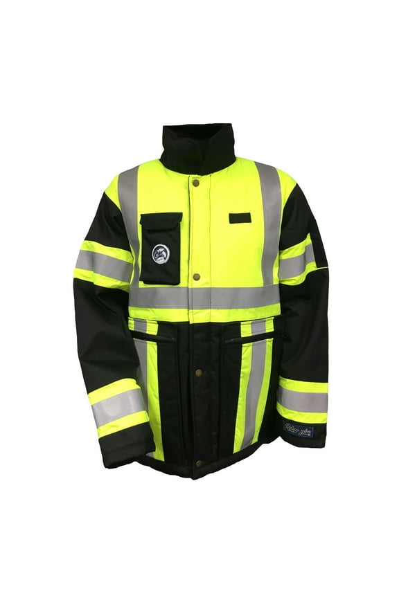 Silver Reflective Hi-Vis Coat Arctic Thunder Model