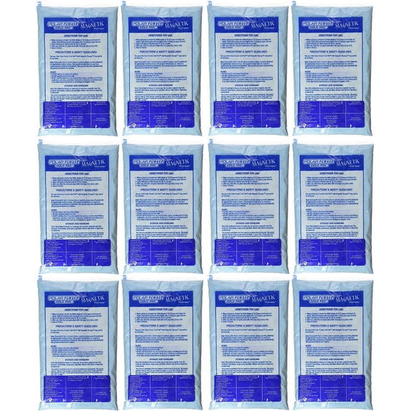 Polar Powder COLDPAK1 Reusable Cold Pak with Magnetic Therapy (Pack of 12) for Pain Relief; for Use on Acute Injuries, Pain, Discomfort, Swelling, Inflammation, Minor Burns, Bruises, and Headaches