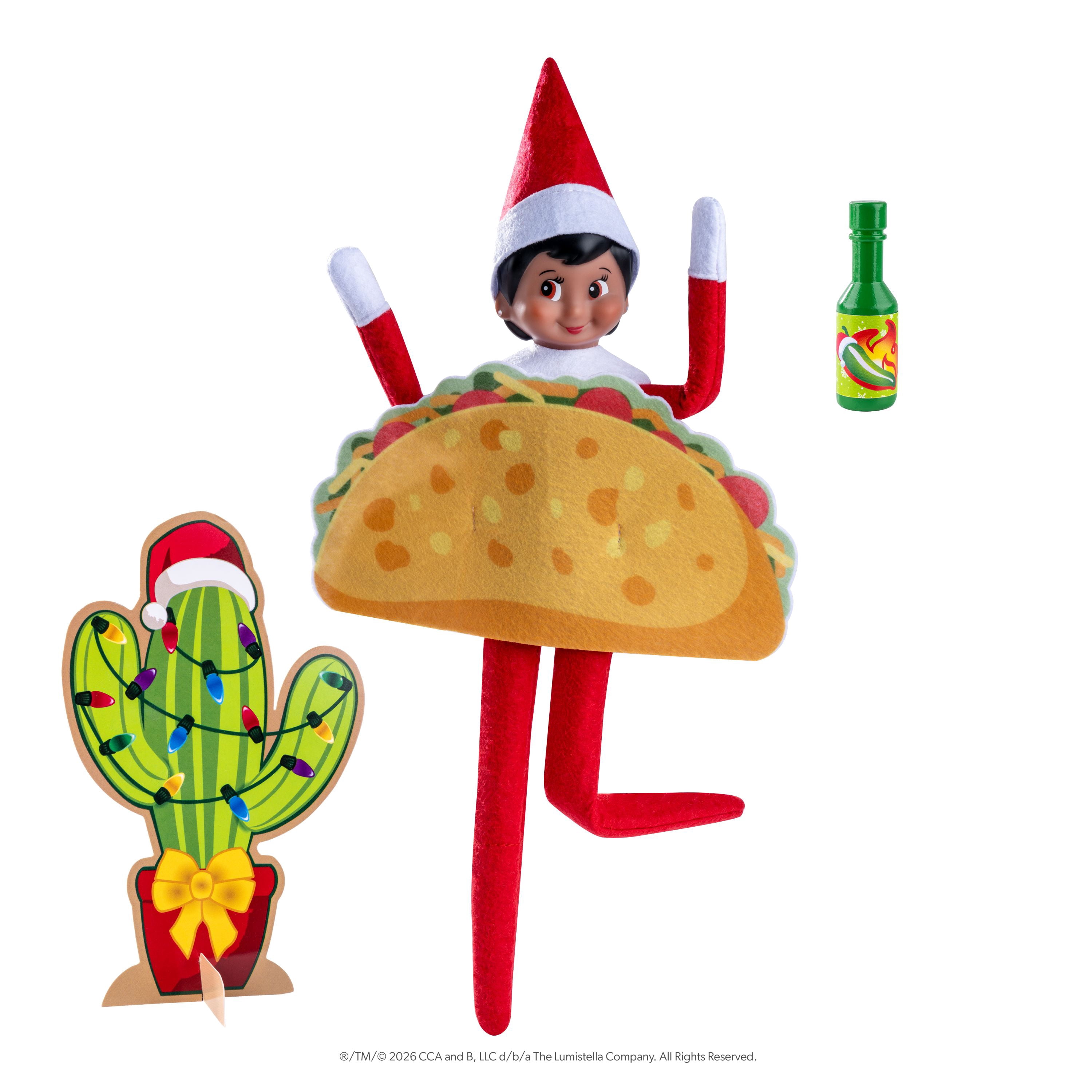 The Elf on the Shelf Polar Props Taco Tuesday Elf Prop Set - Scout Elf Not Included