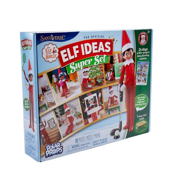 Polar Props The Elf on the Shelf 3+ Elf Ideas Super Set 85 Pieces 1 ea