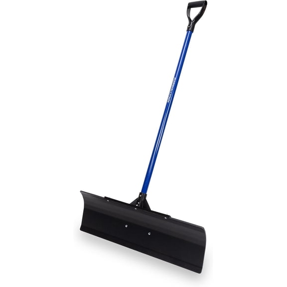 Polar Pusher 30 Inch Snow Pusher Shovel, Lightweight Non-Stick UHMW Makes Plowing Snow Easy, Made in The USA, SNOWP30