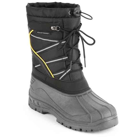 Polar Range Men's Blast Snow Boots Color: Black Size: 12