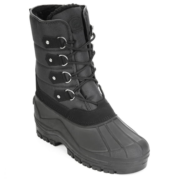 Polar Range Men's Peak Snow Boots Color: Black Size: 12