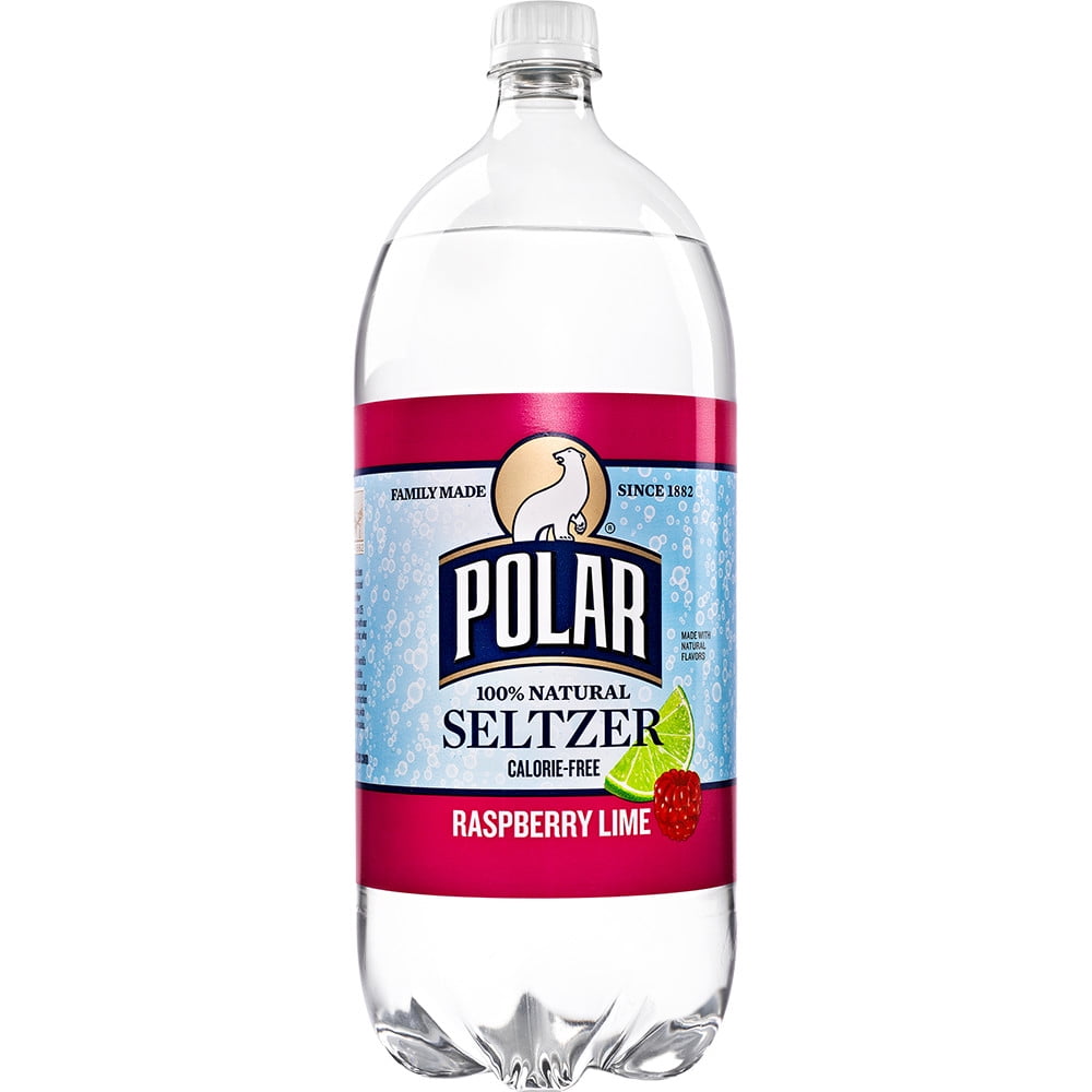 Polar Seltzer Water Raspberry Lime, 2 L bottle