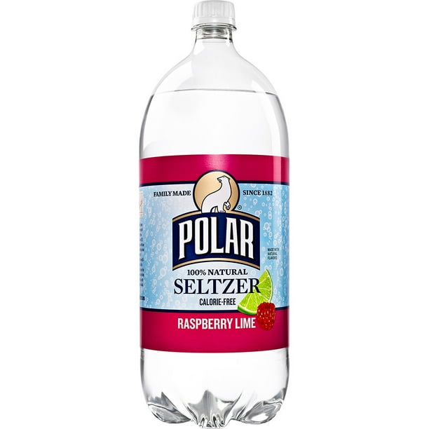 Polar Seltzer Water Raspberry Lime, 2 L bottle