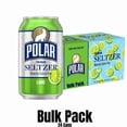 thumbnail image 1 of Polar Seltzer, Zesty Lime Sparkling Water - 24 Pack (12 fl oz Cans), 1 of 5
