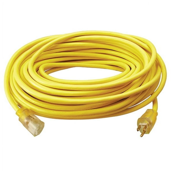 Polar/Solar Outdoor Extension Cord w/ Lighted End, 12/3 ga, 15 A, 25' (10 Units)