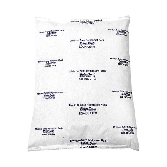 Polar Tech Industries Ice-Brix Moisture Safe, Reuseable, 16 oz.,PK8 TP 16/MS