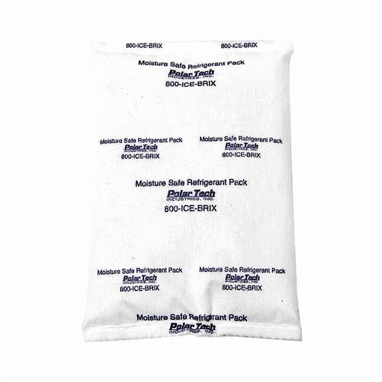 Polar Tech Industries Ice-Brix Moisture Safe, Reuseable, 6 oz.,PK48 TP 6/MS