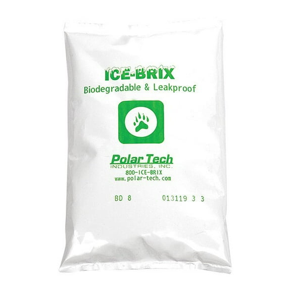 Polar Tech Industries Cold Pack,8 .,6" L,4" W,PK18 BD 8