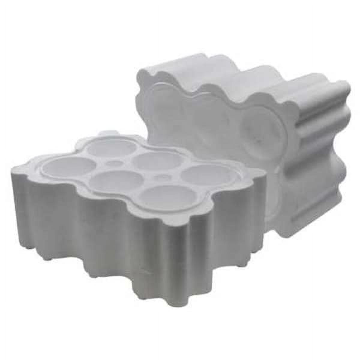 Polar Tech Industries Wine/Champagne Bottle Top Load Shipper Foam, 1 ...