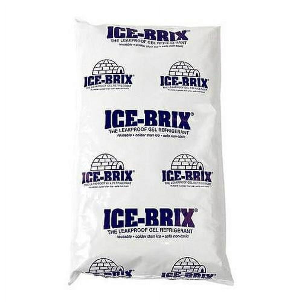 Polar Tech Industries Ice-Brix Poly Pouch, Reusable, Leak-proof, 6 oz. PK48 IB 6