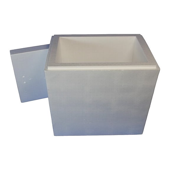 Insulated Shipping Bio Foam & Carton, 1-5 Day, Width: 21" 296C